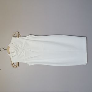 Calvin Klein White Sleeveless Dress